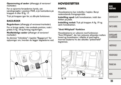 2013-2014 Fiat Panda Bedienungsanleitung | Dansk