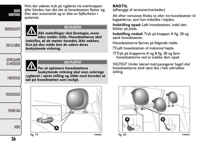 2013-2014 Fiat Panda Bedienungsanleitung | Dansk