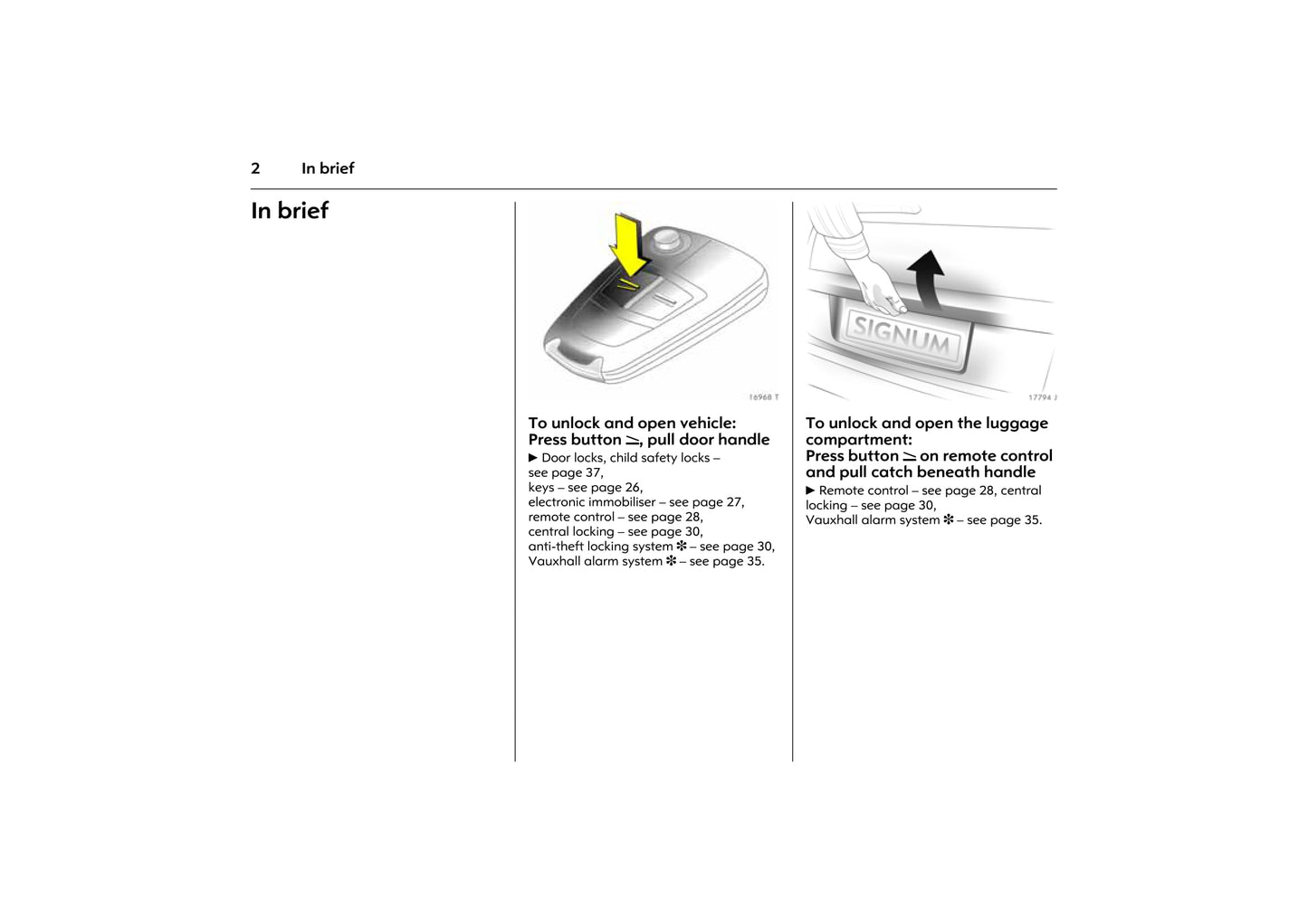 2005-2008 Vauxhall Signum Bedienungsanleitung | Englisch