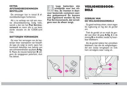 2009-2010 Fiat Doblò Bedienungsanleitung | Niederländisch