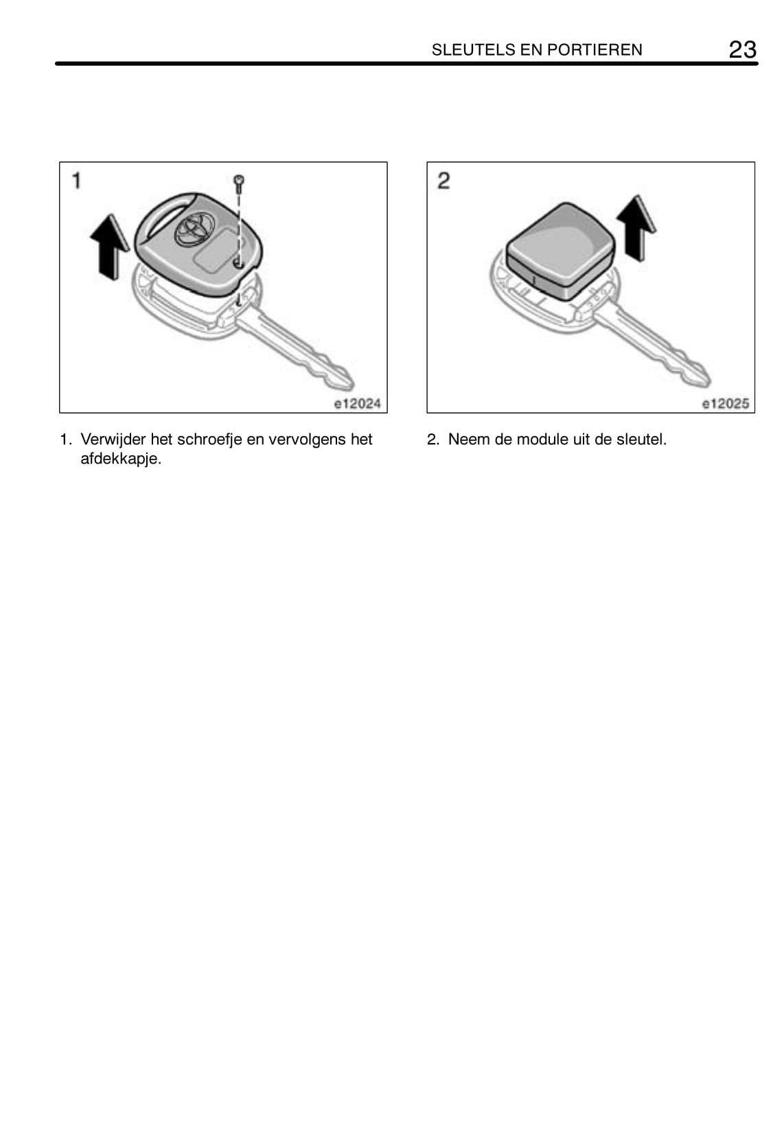 2004-2007 Toyota Corolla Owner's Manual | Dutch