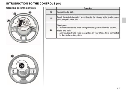 Renault Easy-Link Owner's Manual 2019 - 2020