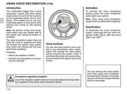 Renault Easy-Link Owner's Manual 2019 - 2020