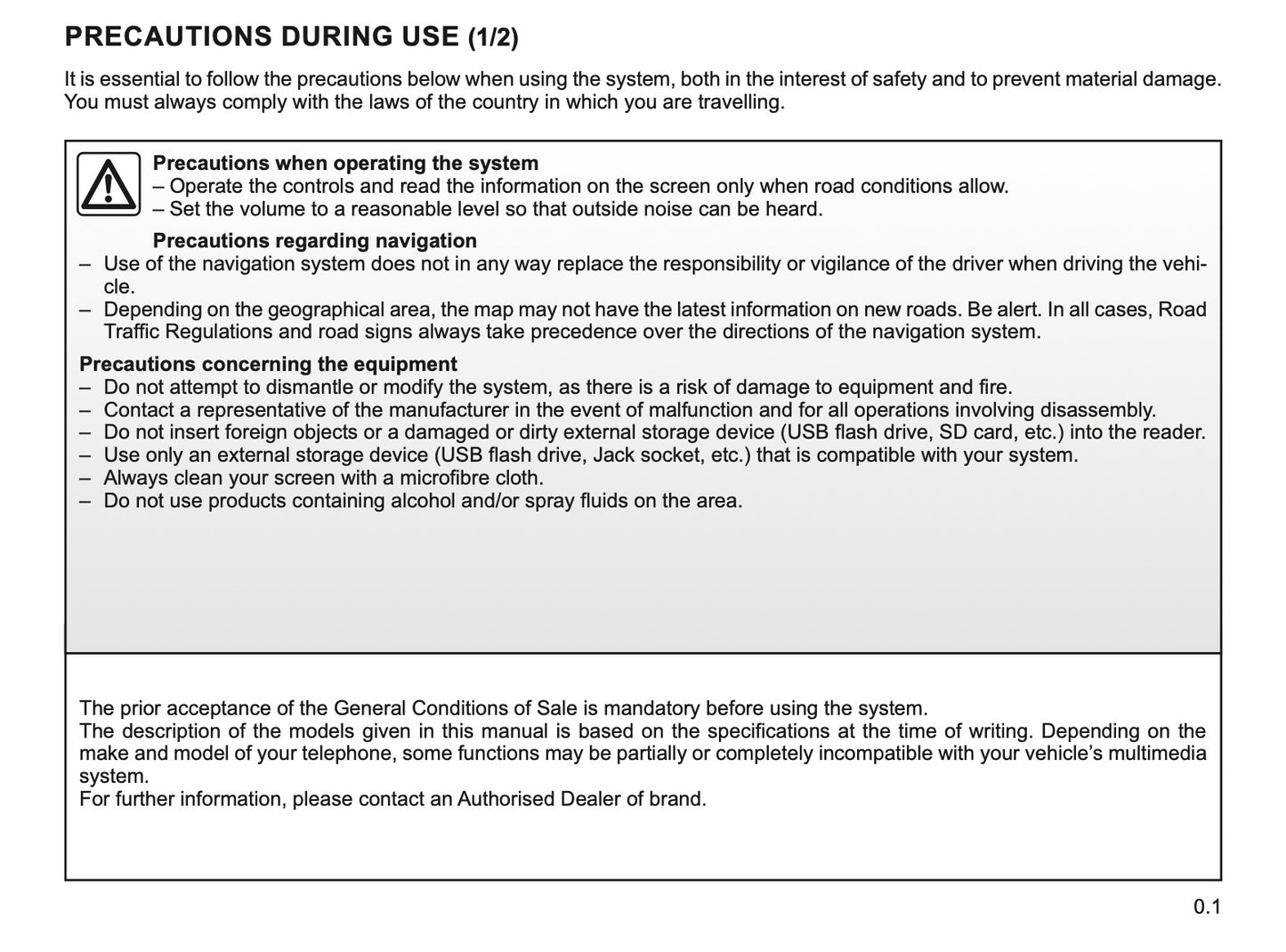 Renault Easy-Link Owner's Manual 2019 - 2020