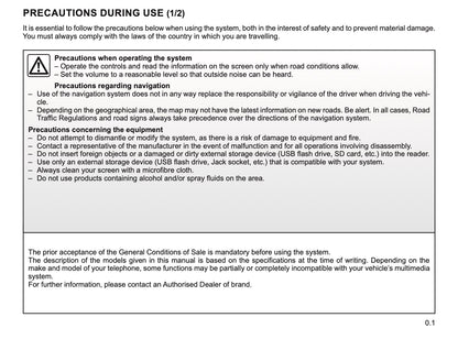 Renault Easy-Link Owner's Manual 2019 - 2020