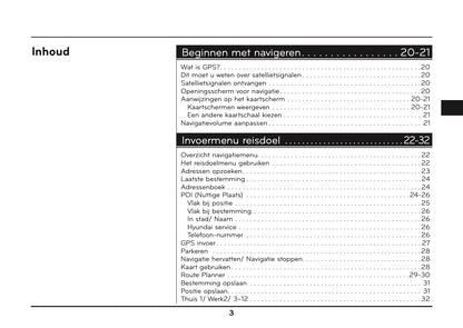 Hyundai ix20 Audio en Navigatiesysteem Handleiding 2010 - 2015