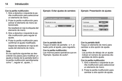 Opel Zafira Manual de infoentretenimiento 2008 - 2011