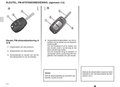 2012-2013 Renault Wind Owner's Manual | Dutch