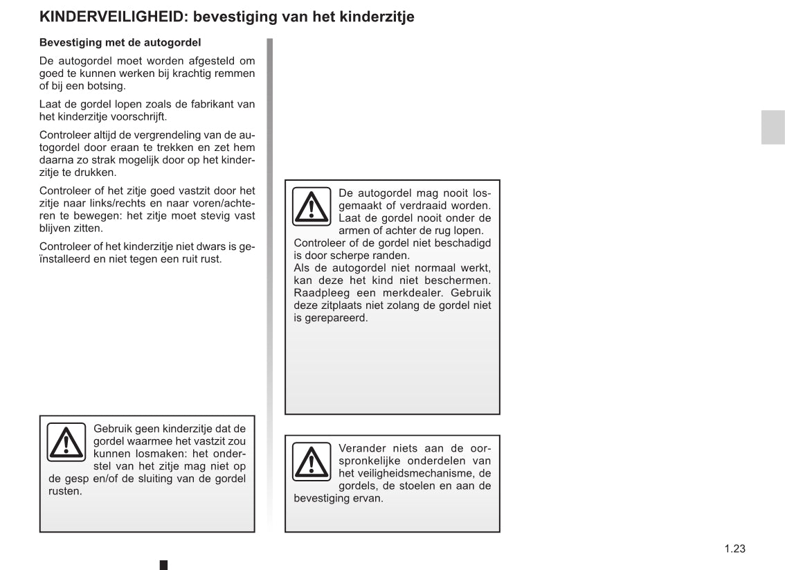 2012-2013 Renault Wind Owner's Manual | Dutch