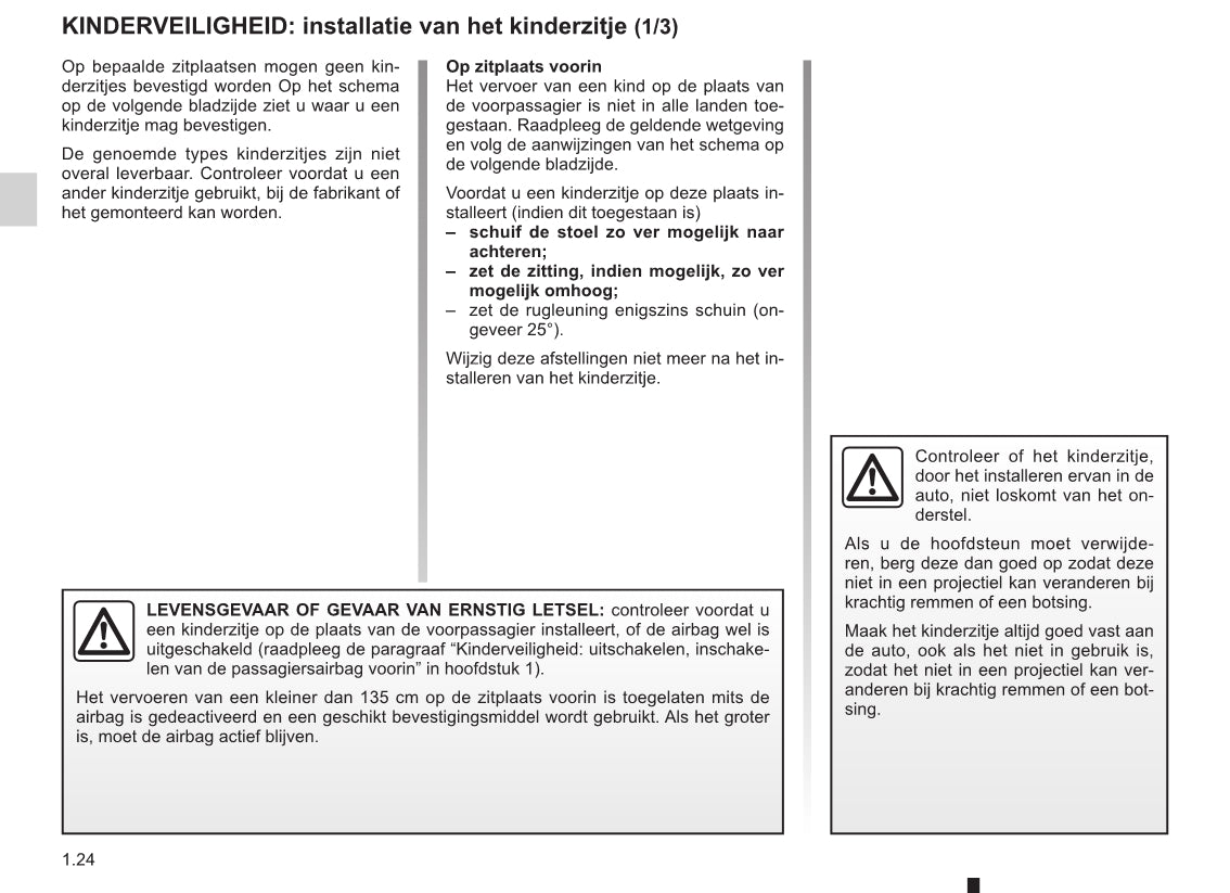 2012-2013 Renault Wind Owner's Manual | Dutch