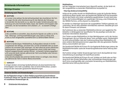 Skoda Swing Infotainment Bedienungsanleitung 2016