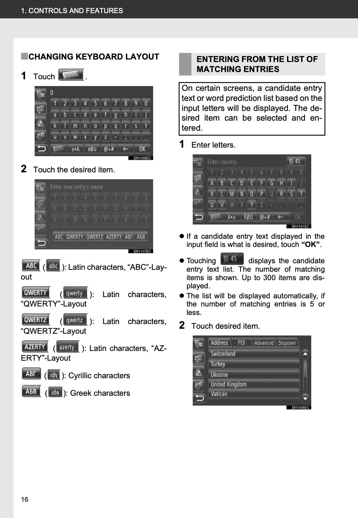 Toyota Touch & Go (plus) User Guide