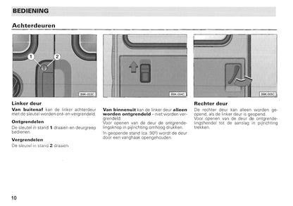 1996-2004 Volkswagen Caddy Owner's Manual | Dutch