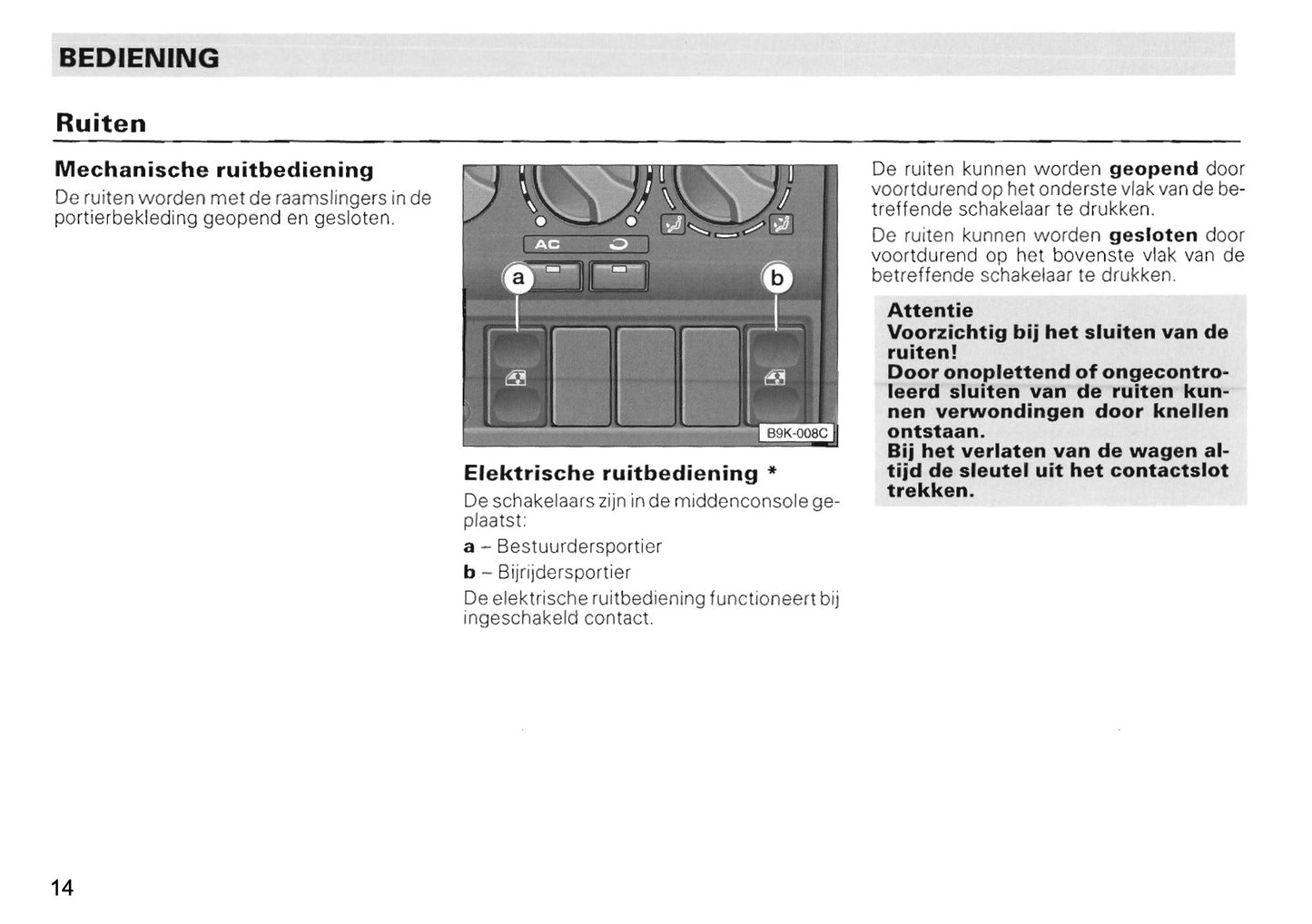 1996-2004 Volkswagen Caddy Owner's Manual | Dutch