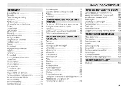 1996-2004 Volkswagen Caddy Owner's Manual | Dutch