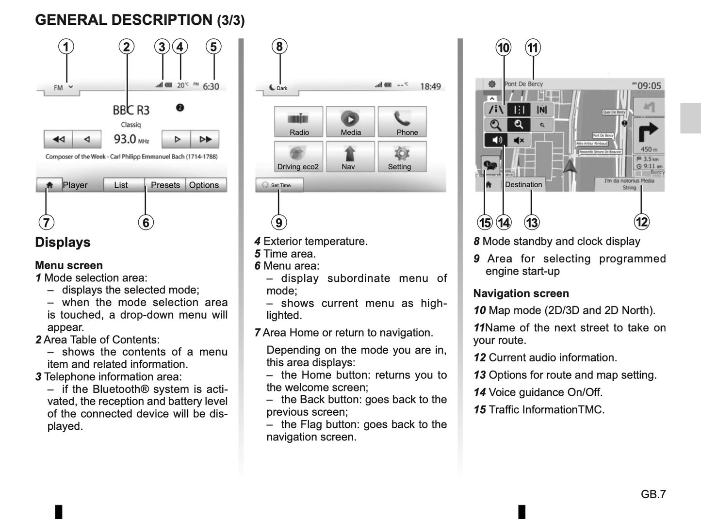 Renault Media-Nav Owner's Manual 2016 - 2019