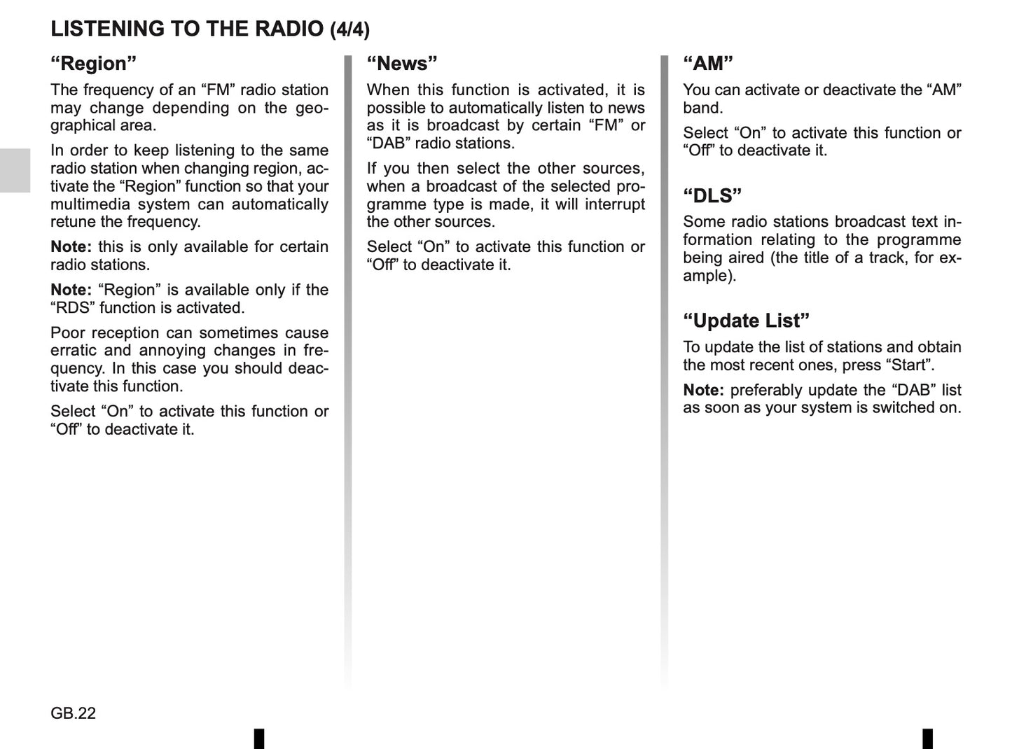 Renault Media-Nav Owner's Manual 2016 - 2019