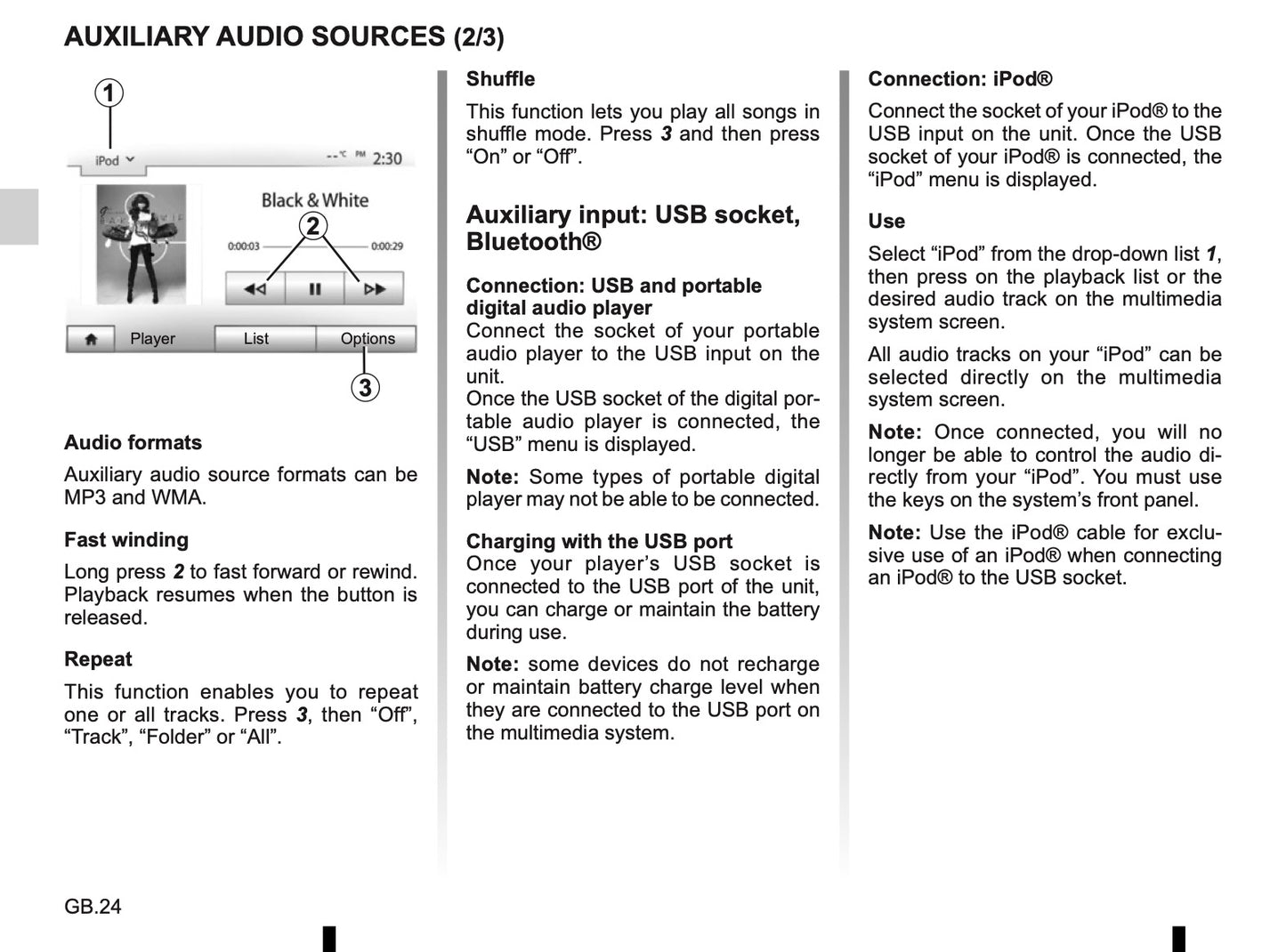 Renault Media-Nav Owner's Manual 2016 - 2019