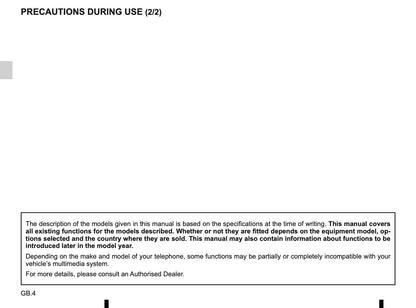 Renault Media-Nav Owner's Manual 2016 - 2019