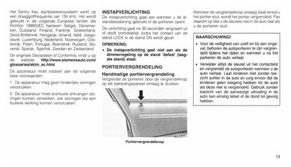 2004-2011 Chrysler 300C Bedienungsanleitung | Niederländisch