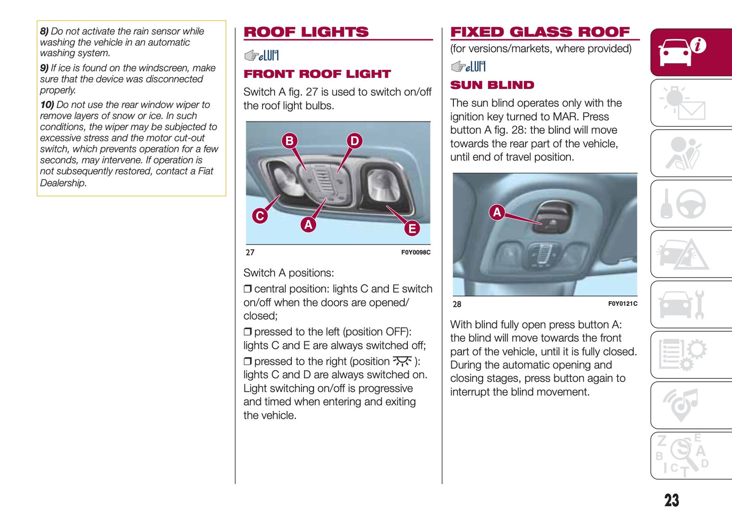 2015-2016 Fiat 500L Gebruikershandleiding | Engels