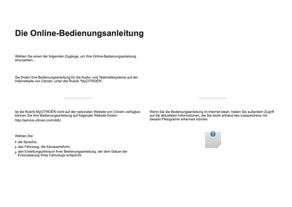 Citroën C3 Leitfaden Audio Und Telematik Bedienungsanleitung 2016 - 2017