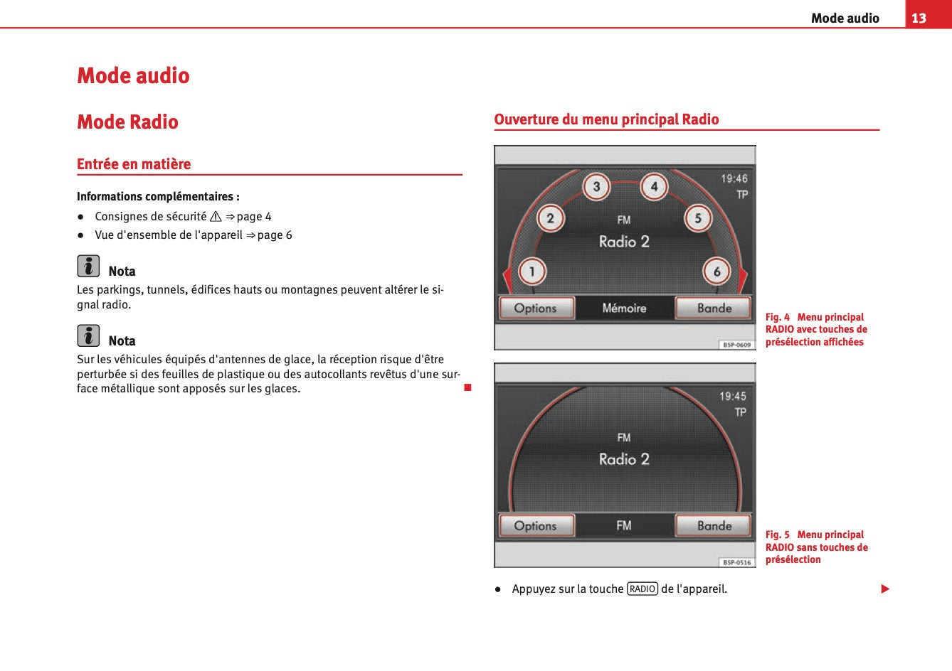 Seat Media System 2.2 Guide d’instructions