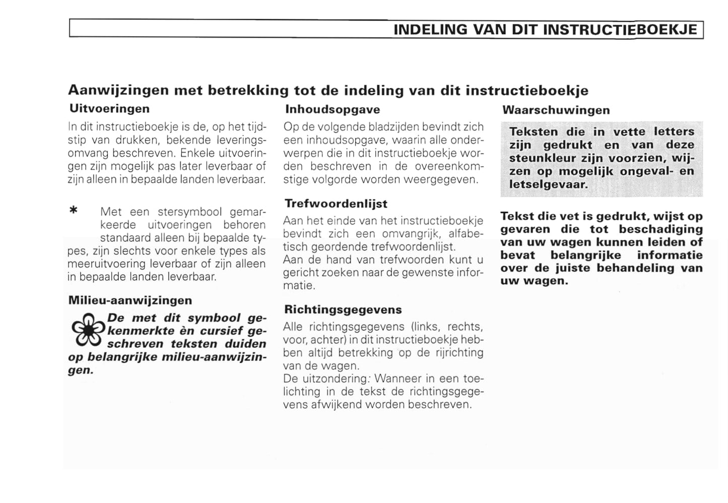 1990-2003 Volkswagen Caravelle/Multivan/Transporter Gebruikershandleiding | Nederlands