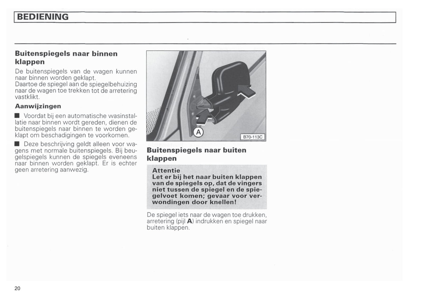 1990-2003 Volkswagen Caravelle/Multivan/Transporter Gebruikershandleiding | Nederlands