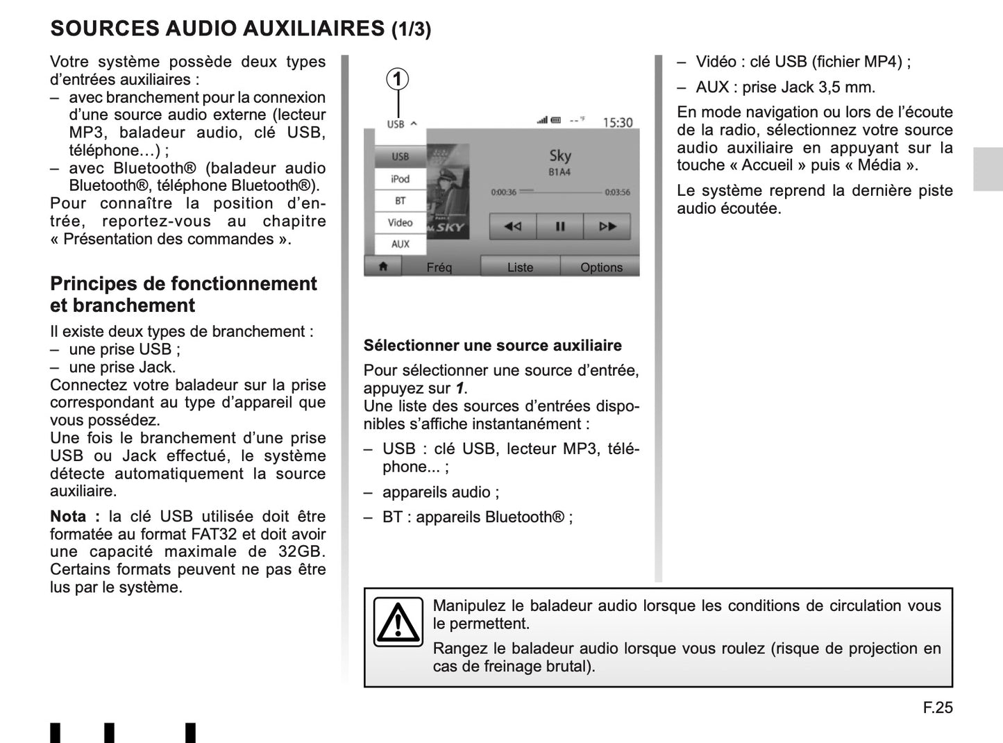 Renault Media-Nav Guide d'utilisation