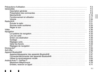 Renault Media-Nav Guide d'utilisation