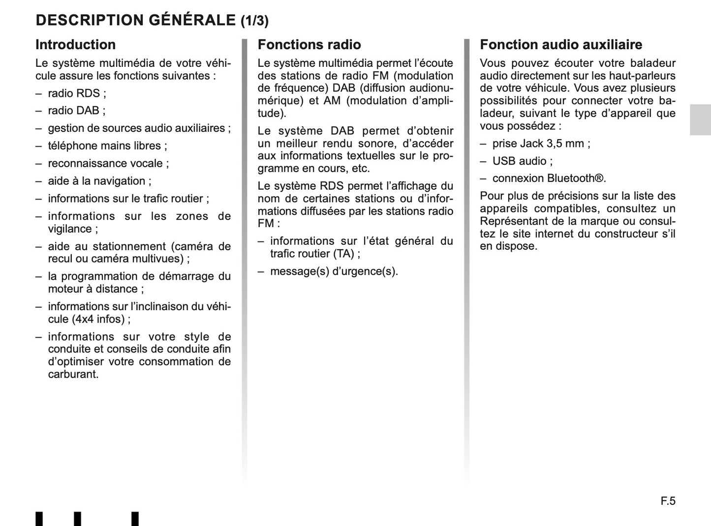 Renault Media-Nav Guide d'utilisation