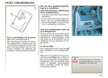 2004-2005 Renault Mégane Owner's Manual | Dutch