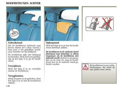 2004-2005 Renault Mégane Owner's Manual | Dutch