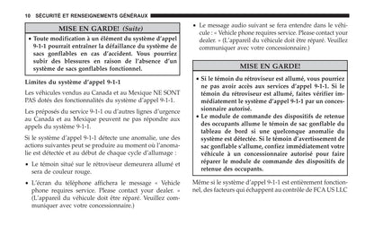 Jeep System Uconnect 3C3C Guide d'utilisation 2018