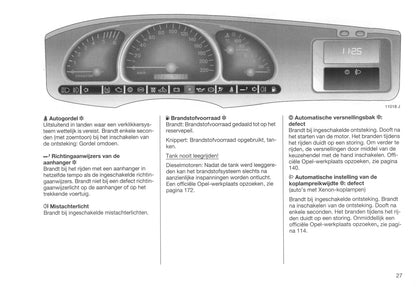 1995-1999 Opel Vectra Manuel du propriétaire | Néerlandais