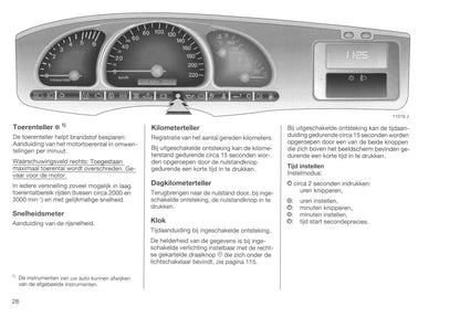 1995-1999 Opel Vectra Manuel du propriétaire | Néerlandais