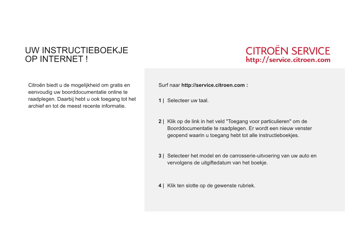 2011-2012 Citroën C-Crosser Gebruikershandleiding | Nederlands