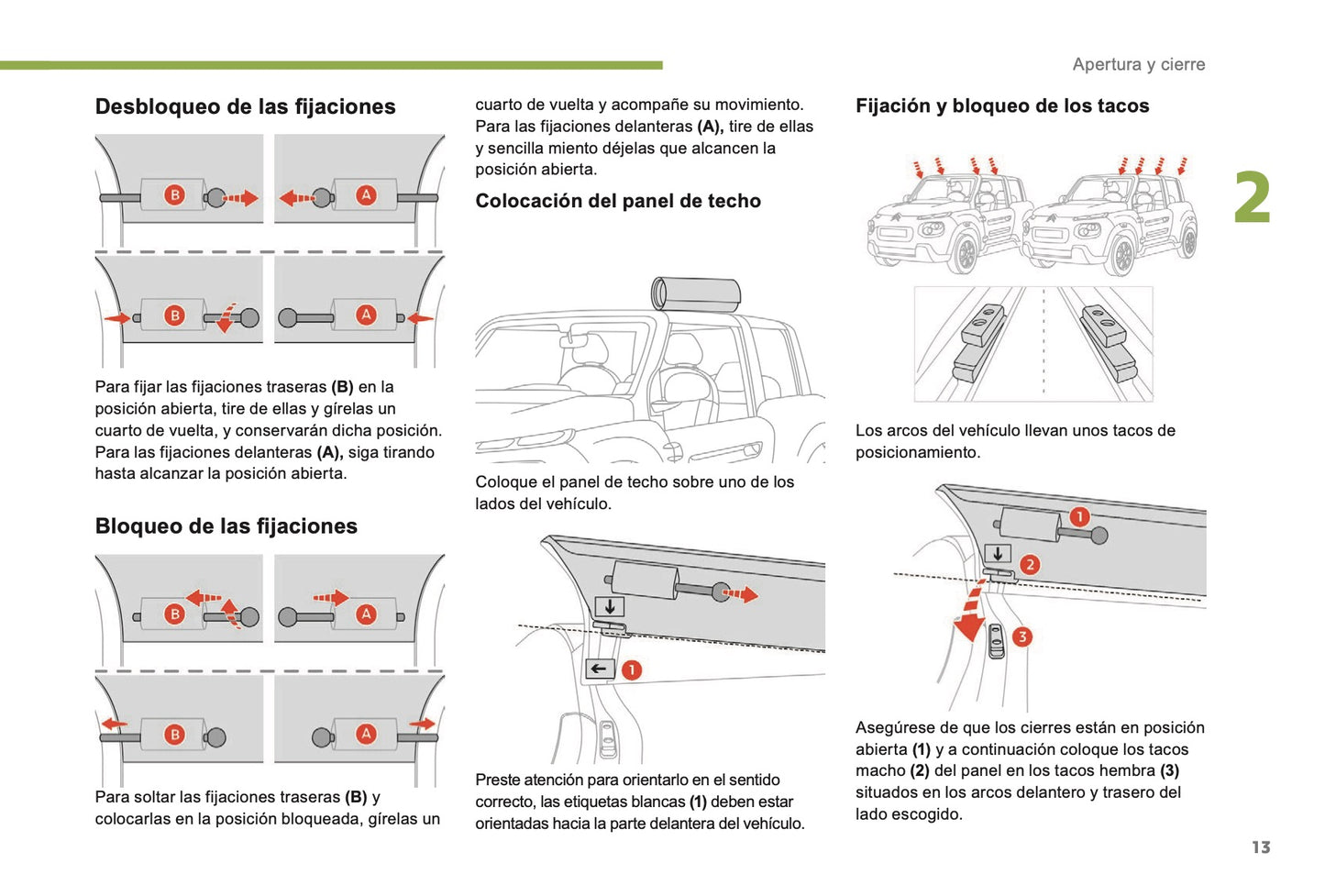 2017-2019 Citroën e-Méhari Owner's Manual | Spanish