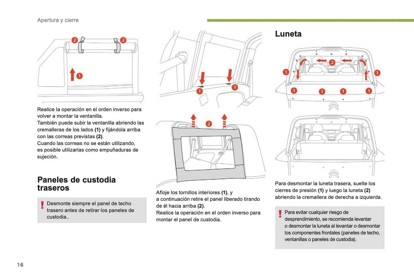 2017-2019 Citroën e-Méhari Owner's Manual | Spanish