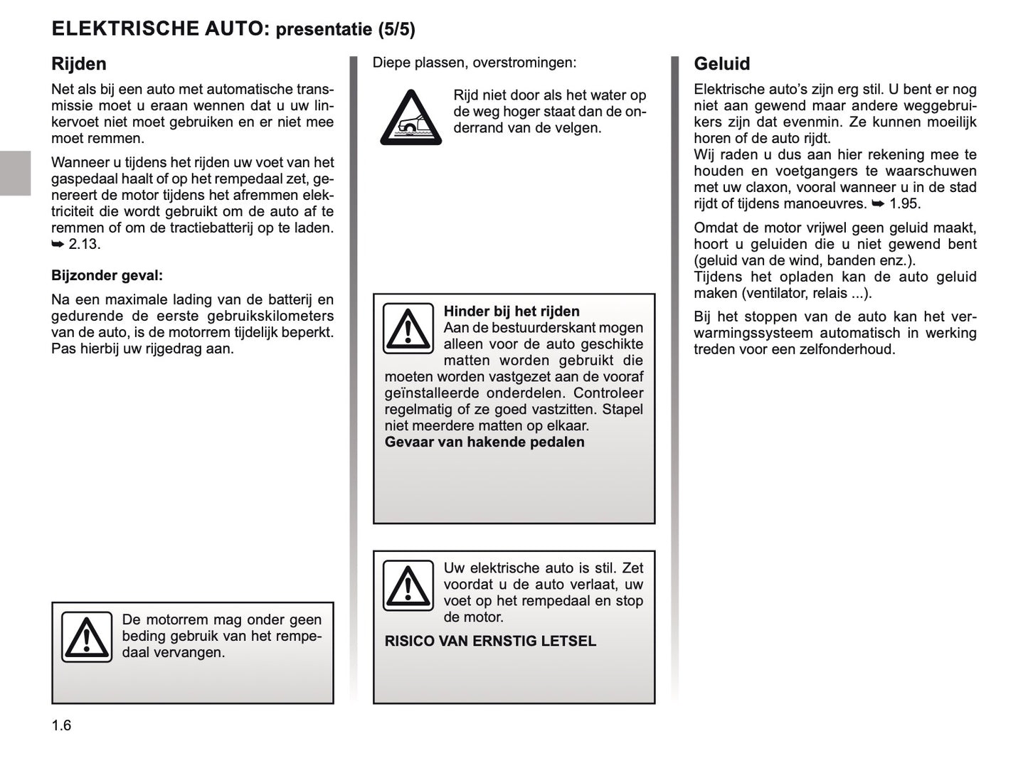 2019-2020 Renault Zoe Owner's Manual | Dutch