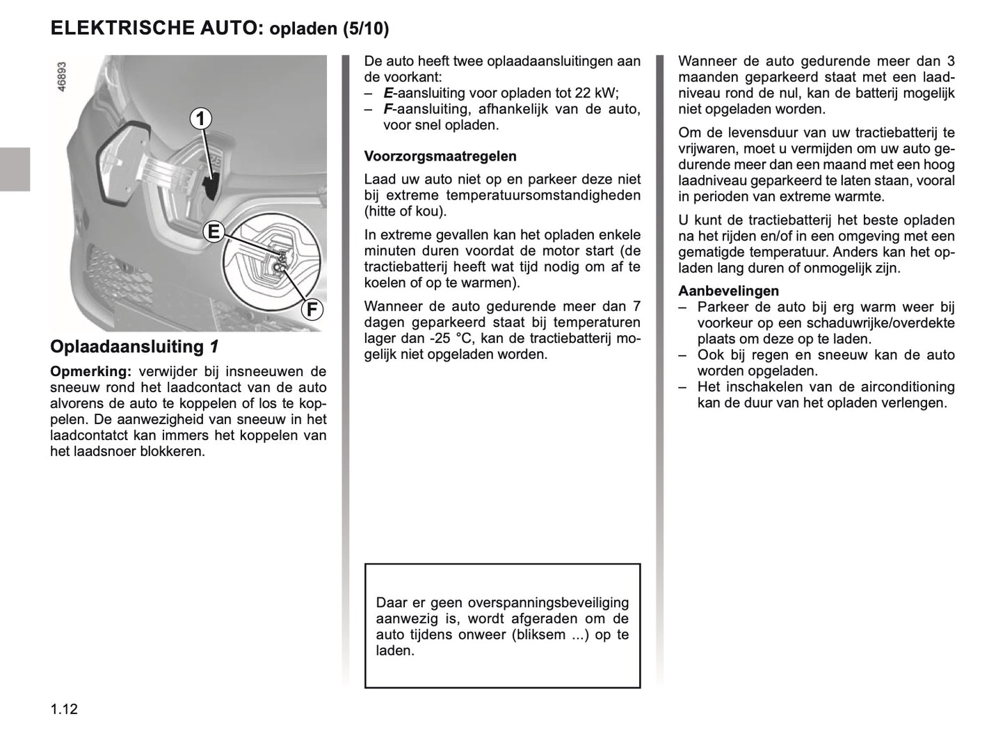 2019-2020 Renault Zoe Owner's Manual | Dutch