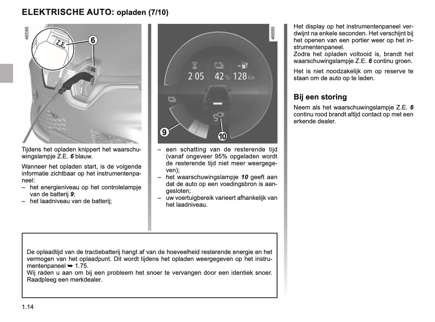 2019-2020 Renault Zoe Owner's Manual | Dutch