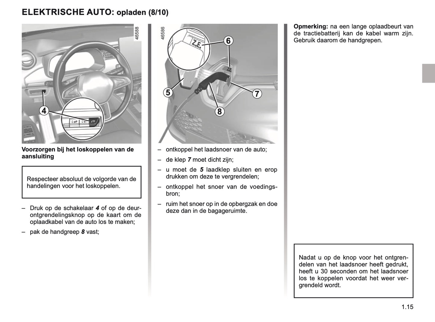 2019-2020 Renault Zoe Owner's Manual | Dutch