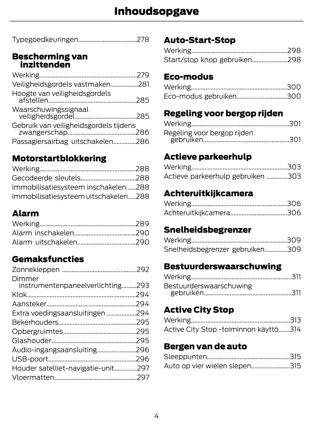 2014-2015 Ford C-Max/Grand-C-Max Owner's Manual | Dutch