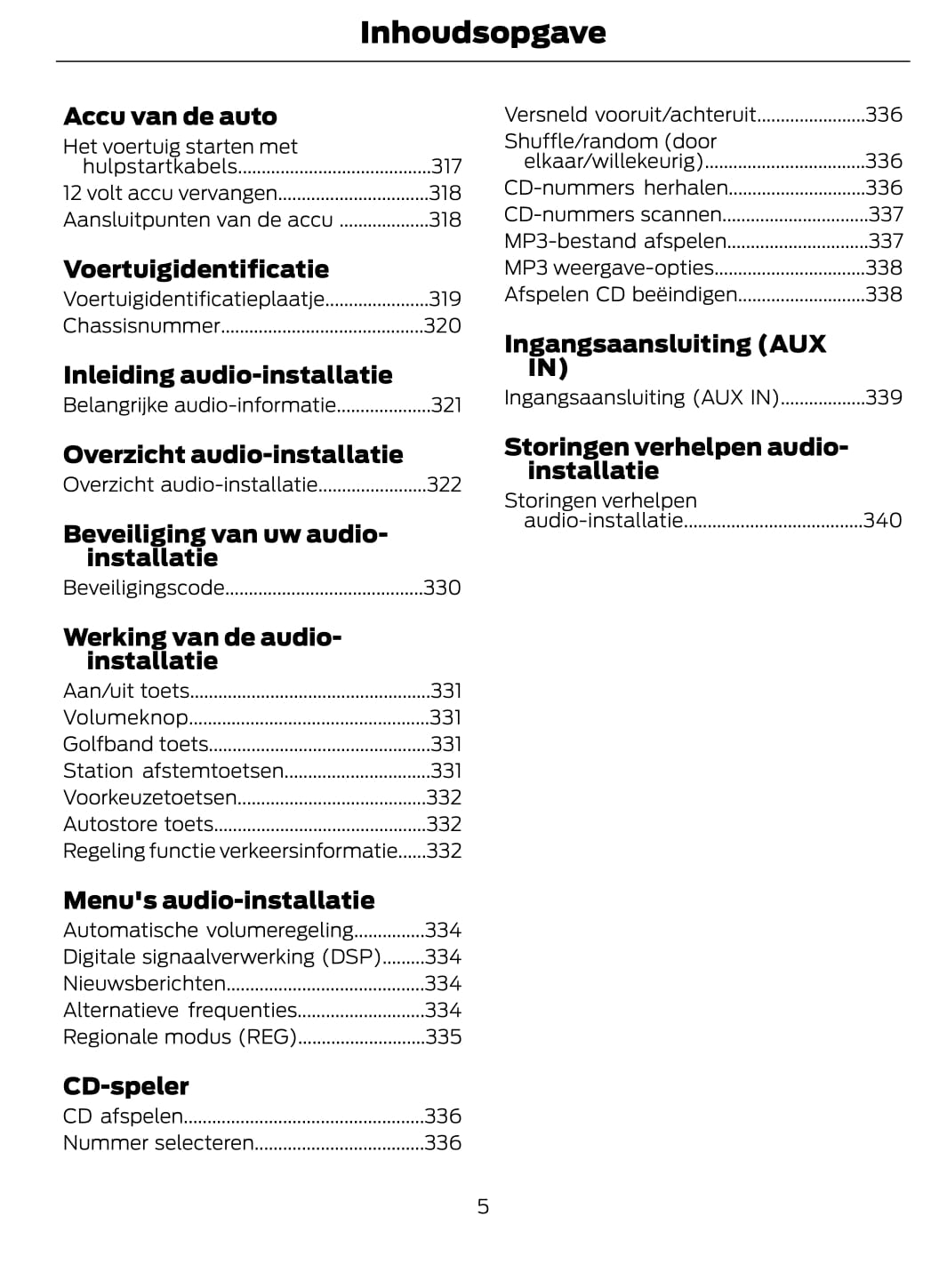 2014-2015 Ford C-Max/Grand-C-Max Owner's Manual | Dutch