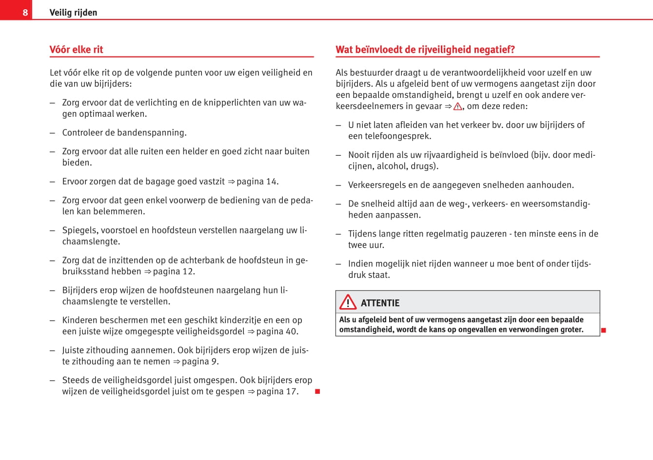 2012-2015 Seat Toledo Gebruikershandleiding | Nederlands