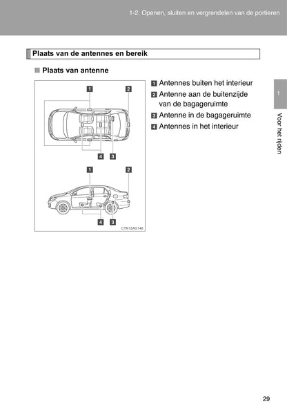 2010-2013 Toyota Corolla Manuel du propriétaire | Néerlandais