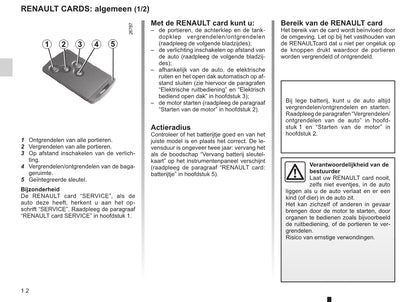 2011-2012 Renault Mégane Owner's Manual | Dutch