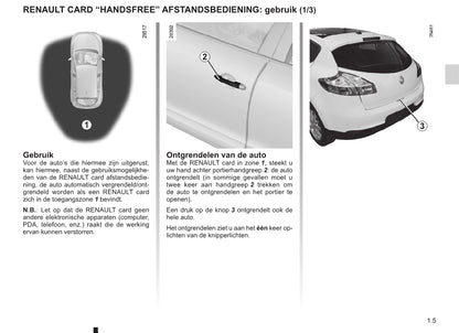 2011-2012 Renault Mégane Owner's Manual | Dutch